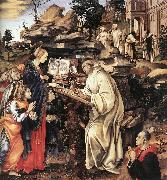 LIPPI, Filippino Apparition of The Virgin to St Bernard sg USA oil painting reproduction